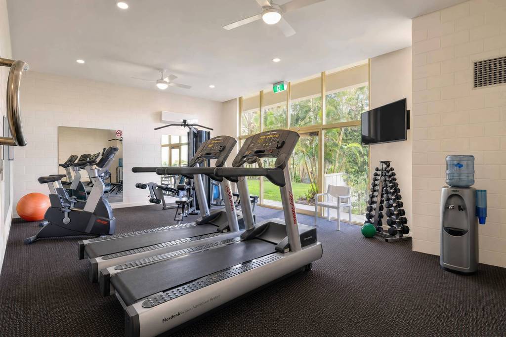 The on-site gym