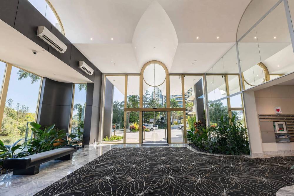 A second view of the lobby